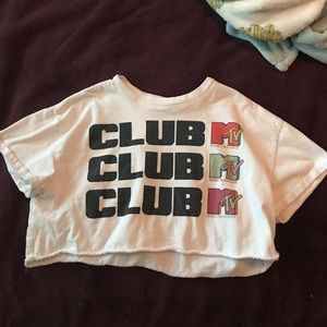 ClubMTV Forever21 Super Cropped Tee